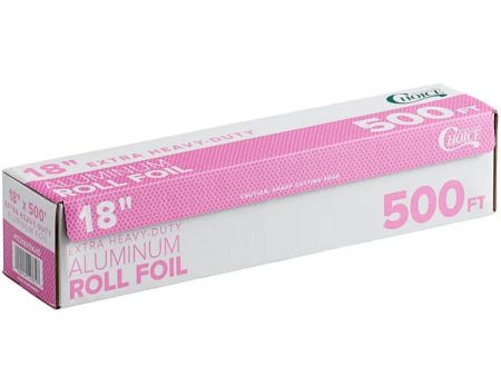 Choice 18  x 500  Food Service Extra Heavy-Duty Aluminum Foil Roll Sale