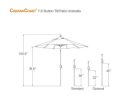 7.5 ft. Patio Umbrella Online Hot Sale