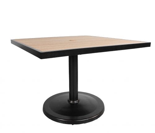 Kensington 42″ Square Pedestal Dining Table Online Sale