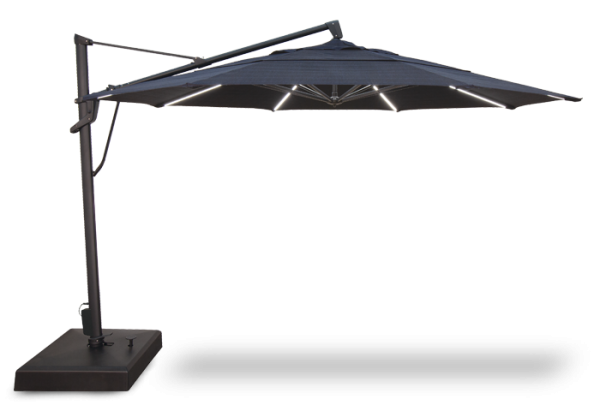 In Stock 13  Starlux LED Cantilever Umbrella For Cheap