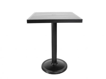 Monaco 32″ Square Pedestal Bar Table Online Hot Sale