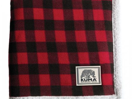 Lumberjack Sherpa Throw Red Black Plaid on Sale