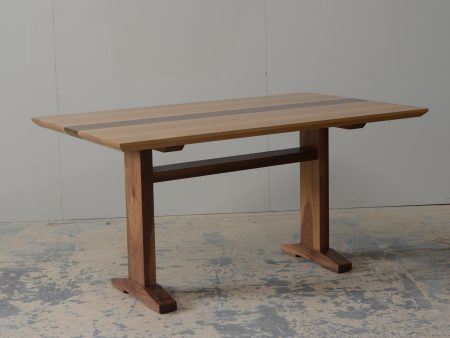 Mallwood Desk   Table - Oak & Walnut on Sale