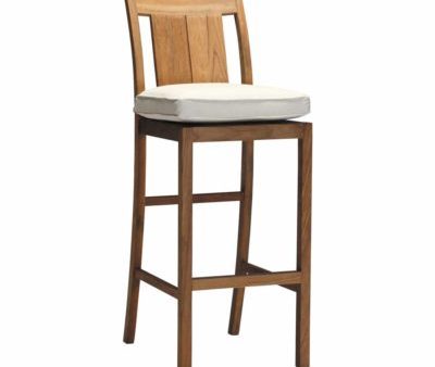 30″ CROQUET TEAK BAR STOOL Fashion