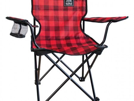 Cub Junior Chair Red Black Plaid Online Sale