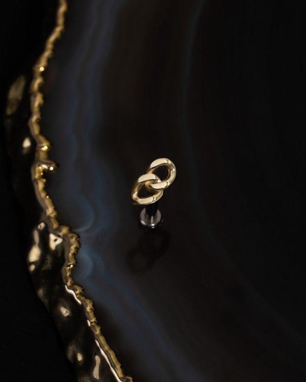 Alex Chain Threadless End (14K Gold) Sale