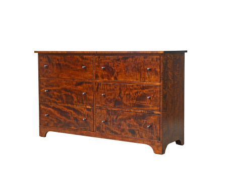 IN STOCK Wallace Low Dresser - Curly Maple Online