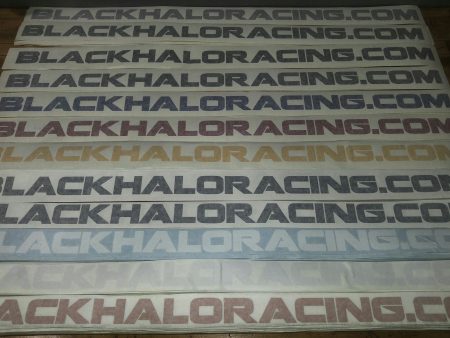 Black Halo Racing Windshield Banner Online