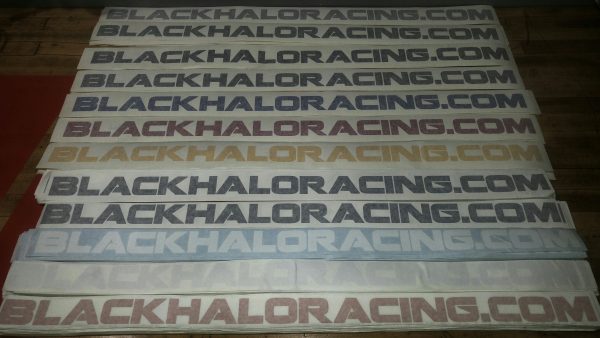 Black Halo Racing Windshield Banner Online