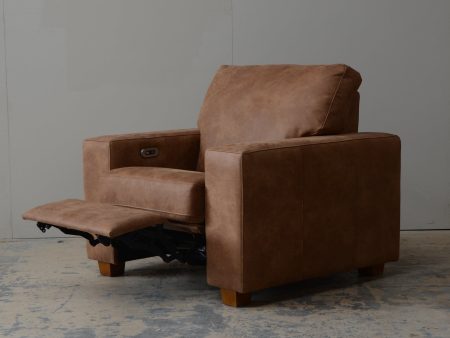 Leather Motion Recliner - Camel Online Hot Sale