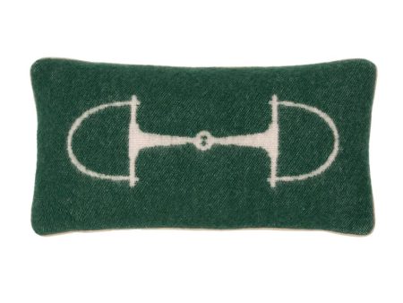 In Stock New Zealand Lambs Wool Pillow Green For Sale