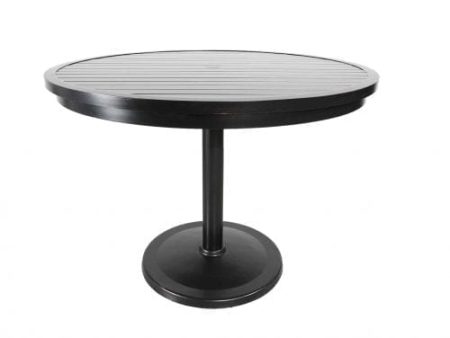 Monaco 56″ Round Pedestal Balcony Table For Discount