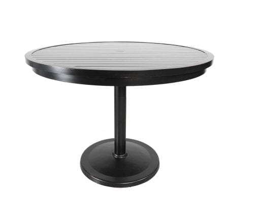 Monaco 56″ Round Pedestal Balcony Table For Discount