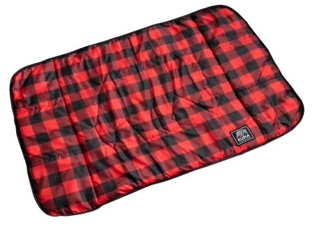 Lazy Bear Dog Blanket Red Black Plaid Fashion