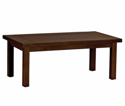 CLUB ALUMINUM RECTANGULAR COFFEE TABLE For Discount