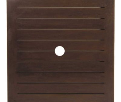 RESORT 42″ SQUARE SLATTED TABLE TOP (HOLE) Online