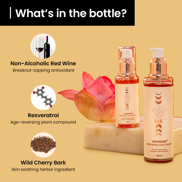 Vin Rouge- Renewing Face Wash 50ml. Online Hot Sale