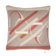 In Stock Stirrup Rust Velvet Pillow Cheap