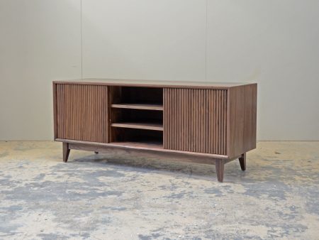 In Stock Walnut Tryon Media Console Online Sale