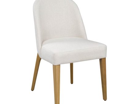 4 In Stock Fabric Aspen Side Chairs For Sale