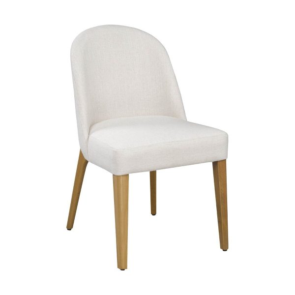 4 In Stock Fabric Aspen Side Chairs For Sale