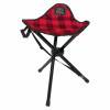 Tri Pod Chair - Black Red Plaid Fashion