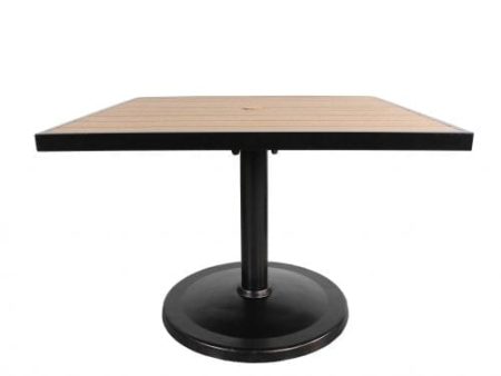 Kensington 42″ Square Pedestal Dining Table Online Sale