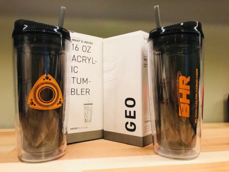 Black Halo Racing Acrylic Beverage Tumbler For Cheap