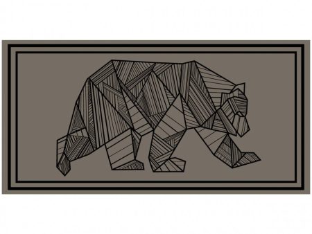 Bear Outdoor Mat - 18’ x 9’ Black Khaki Discount