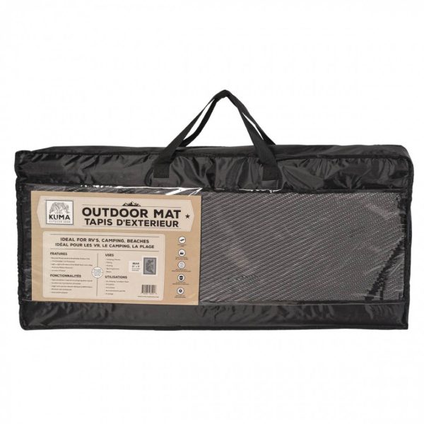 Bear Outdoor Mat - 12’ x 9’ Black Grey For Cheap