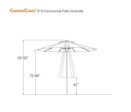 9 ft Commercial Patio Umbrella Online Sale