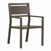 AVONDALE ALUMINUM ARM CHAIR For Sale