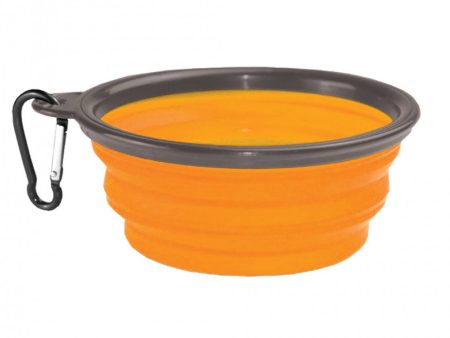 Silicone Bowl Orange Black Hot on Sale