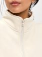 Plush Fleece Quarter Zip Pullover - Oat Milk Cheap