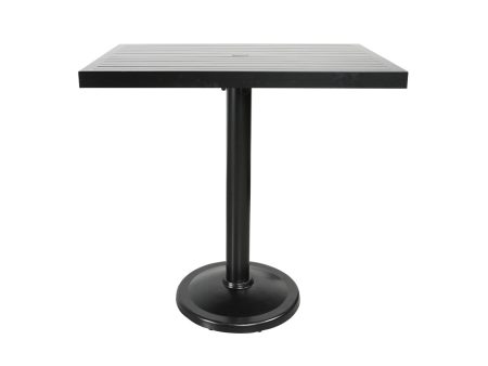 Monaco 48″x31″ Rectangular Pedestal Bar Table on Sale