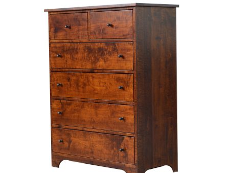 Wallace High Boy Dresser - Curly Maple Fashion