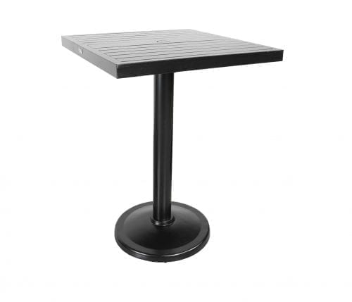 Monaco 32″ Square Pedestal Bar Table Online Hot Sale