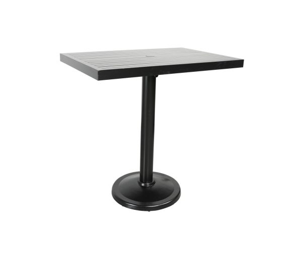 Monaco 48″x31″ Rectangular Pedestal Balcony Table Discount