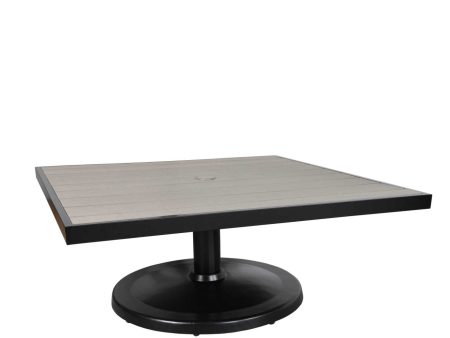 Kensington 42″ Square Pedestal Coffee Table Hot on Sale