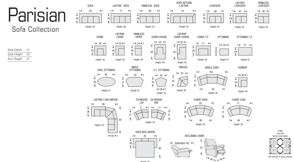 Parisian Sofa on Sale