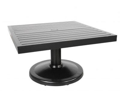 Monaco 32  Square Pedestal Coffee Table For Sale