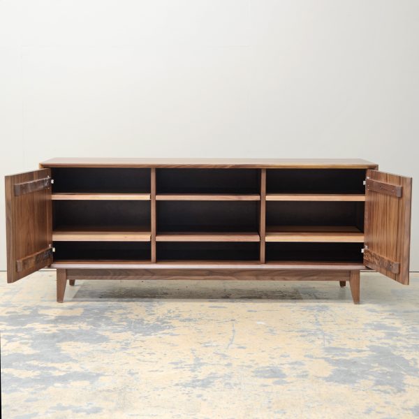 In Stock Walnut Tryon Media Console Online Sale