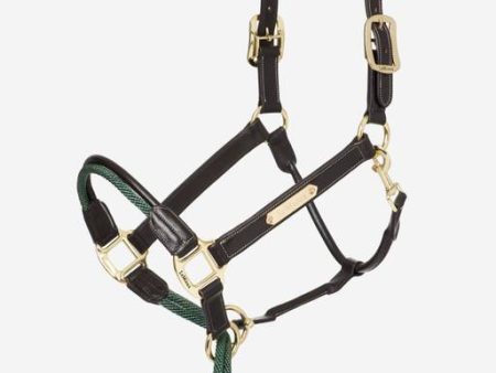 Rope Control Headcollar  Halter Brown Cob Cheap