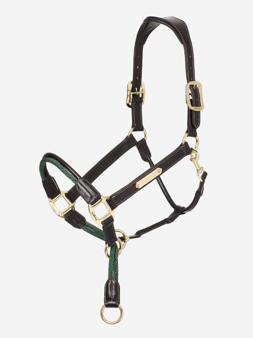 Rope Control Headcollar  Halter Brown Cob Cheap