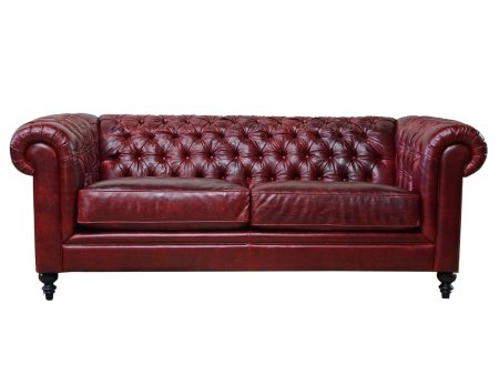 Rosewood Tufted Sofa on Sale