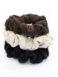 3 Pack NuBre Scrunchies - Core Color Online