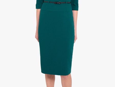 3 4 Sleeve Jackie O Sheath Dress on Sale