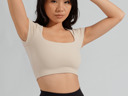 Butter Crop Top - Stardust Online Sale