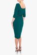 3 4 Sleeve Jackie O Sheath Dress on Sale