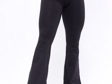 Dream Heather Flare Legging - Onyx Black Heather Online Hot Sale